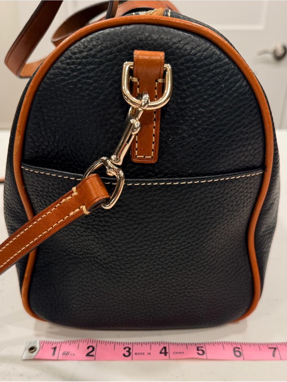 Dooney & Bourke Pebble Grain Olivia Satchel - Picture 9 of 12